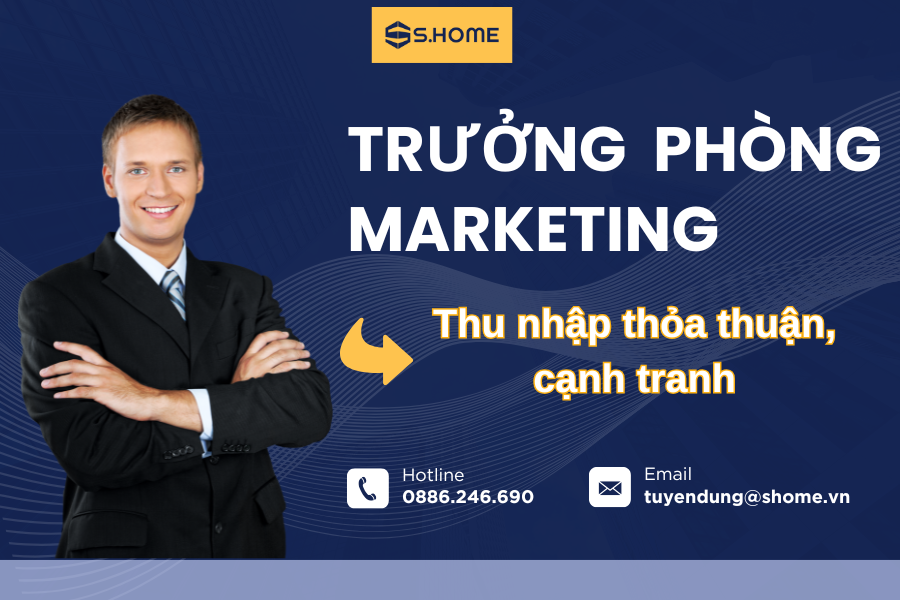 TUYỂN DỤNG TRƯỞNG PHÒNG MARKETING